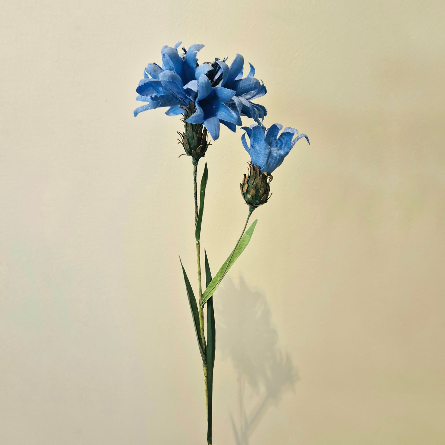 Bleuet éternel en tissu upcyclé - symbole national