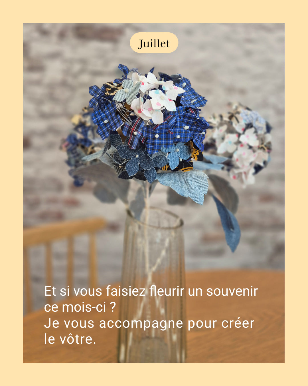 Hortensia - fleur de naissance de Juillet