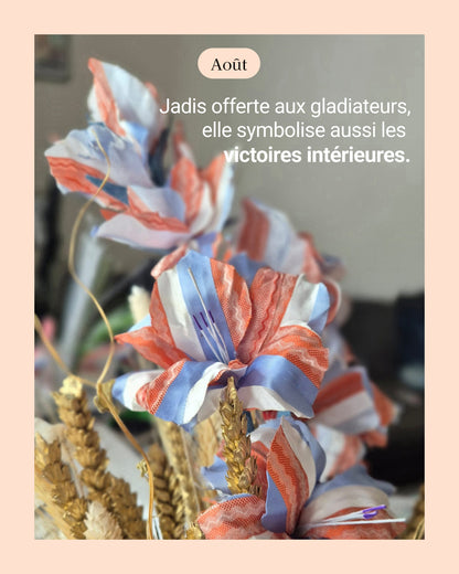 Glaieul - fleur de naissance d'Août