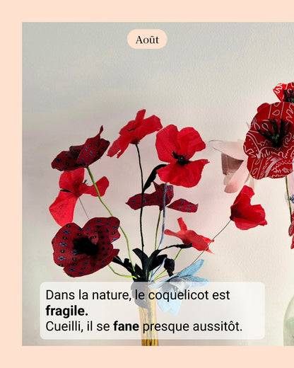 Coquelicot - fleur de naissance d'Août