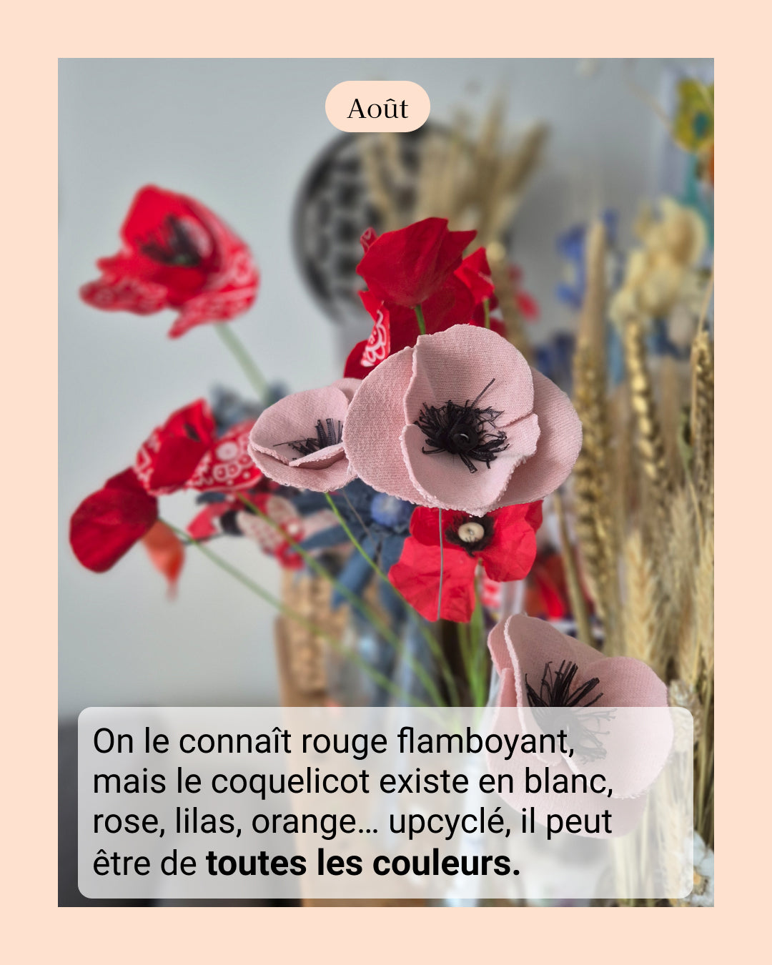 Coquelicot - fleur de naissance d'Août