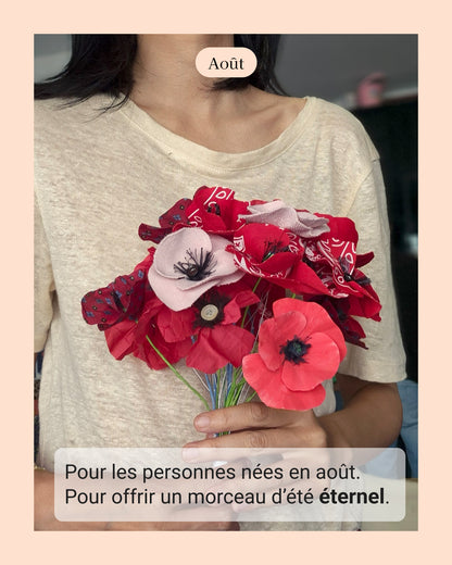 Coquelicot - fleur de naissance d'Août