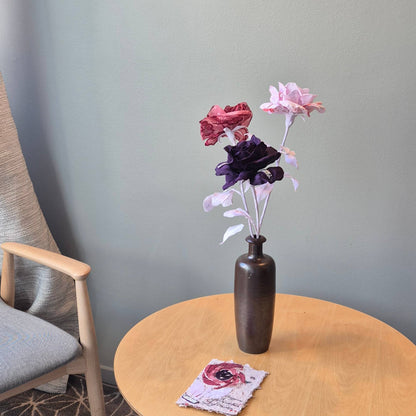 bouquet roses famille deuil