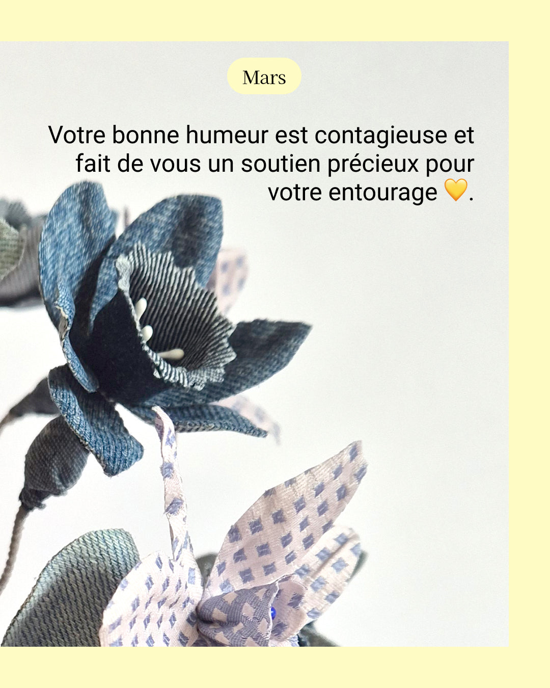 Narcisse / Jonquille - fleur de naissance de Mars