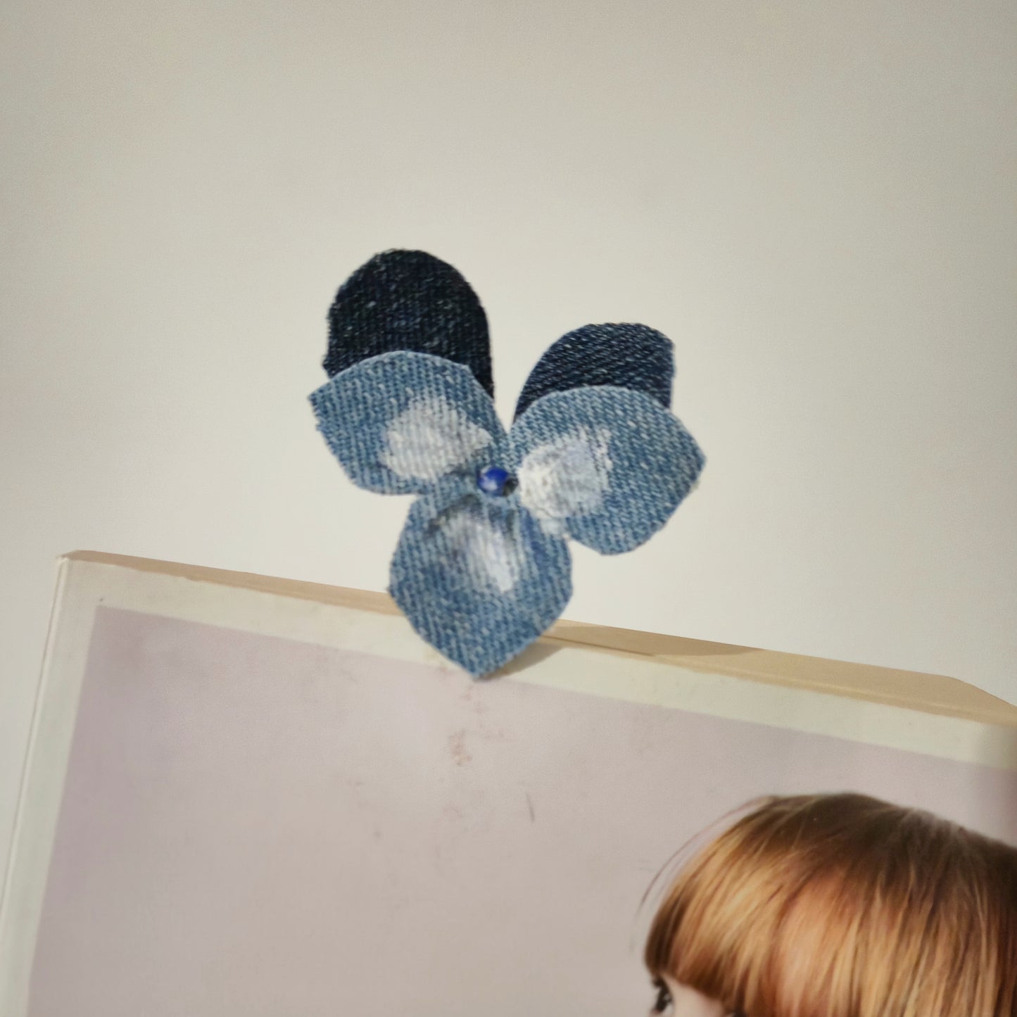Marque-page fleur