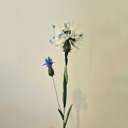Bleuet éternel en tissu upcyclé - symbole national