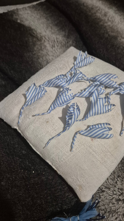 Bleuet éternel en tissu upcyclé - symbole national