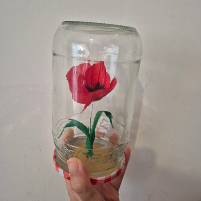 Coquelicot en bocal