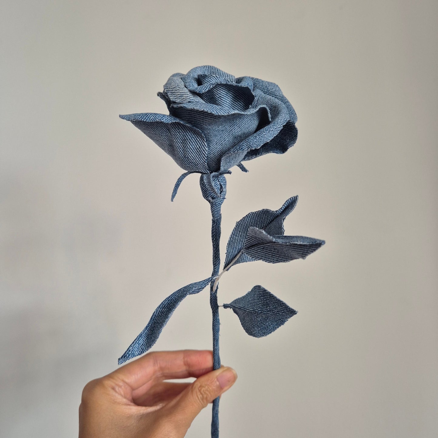 Rose en jean