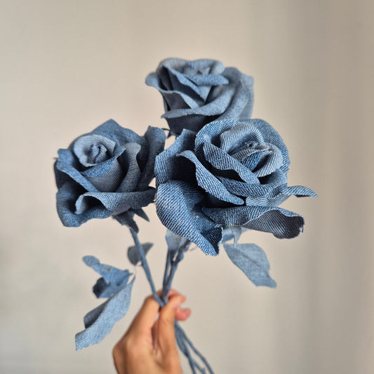 Rose en jean