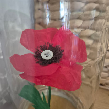 Coquelicot en bocal