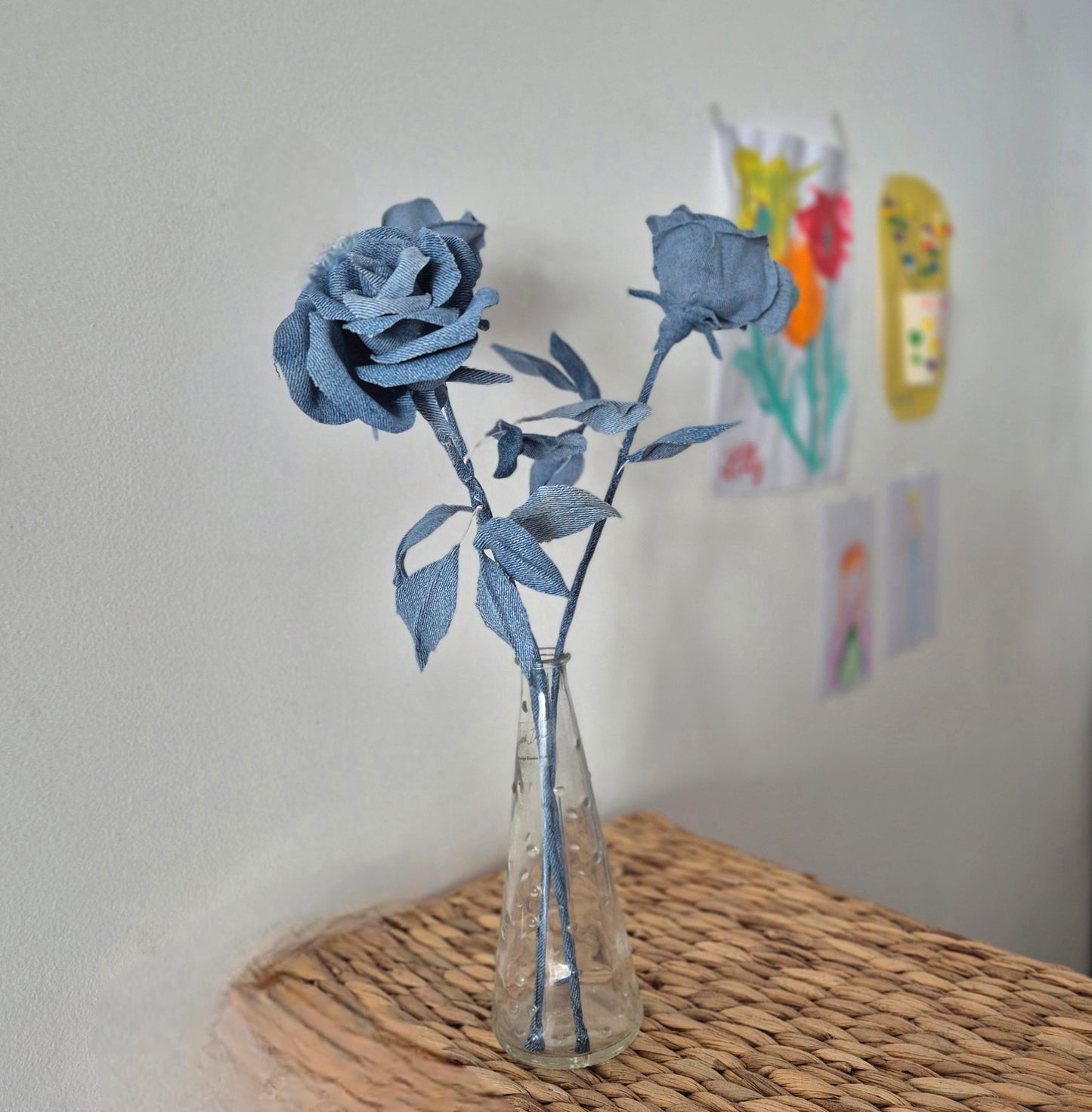 Rose en jean